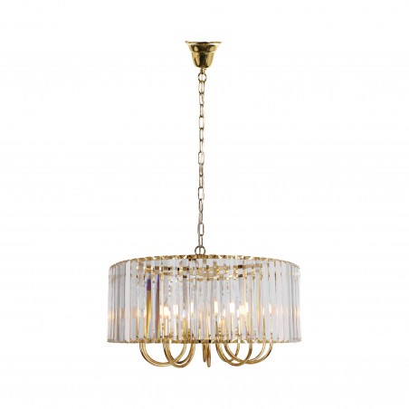 NOWOŚĆ 1906/10 PARIS LAMPA WISZĄCA ZŁOTA/GOLD ZUMA LINE