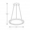 NOWOŚĆ 2023201-BK80 BRENO LAMPA WISZĄCA CZARNA/BLACK ZUMA LINE