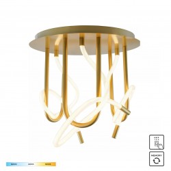 NOWOŚĆ 2023201-GD80 BRENO LAMPA WISZĄCA ZŁOTA/GOLD ZUMA LINE
