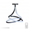 NOWOŚĆ MX9932-2-3BD VISO LAMPA SUFITOWA CZARNA/BLACK ZUMA LINE