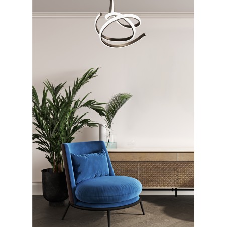 NOWOŚĆ MX9932-2-3BD VISO LAMPA SUFITOWA CZARNA/BLACK ZUMA LINE