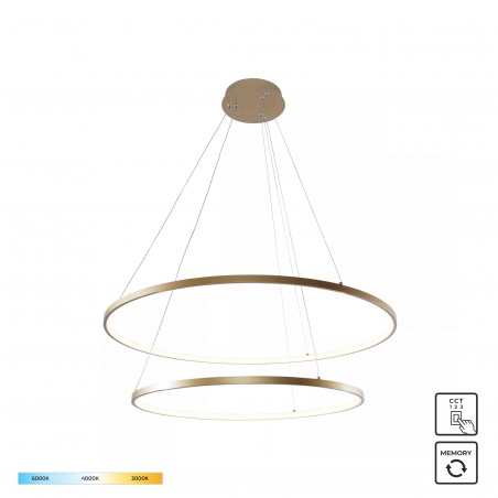 NOWOŚĆ 2023200-GD BRENO LAMPA WISZĄCA ZŁOTA/GOLD ZUMA LINE