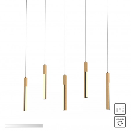 NOWOŚĆ MD4768-5-3BMT ELIOT LAMPA WISZĄCA CZARNA-DREWNO/BLACK-WOOD ZUMA LINE