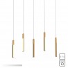 NOWOŚĆ MD4768-5-3BMT ELIOT LAMPA WISZĄCA CZARNA-DREWNO/BLACK-WOOD ZUMA LINE