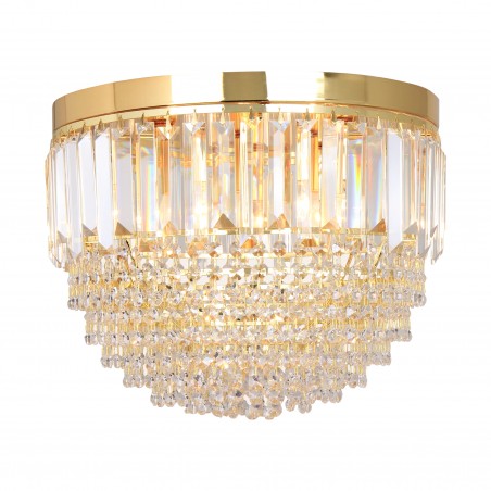 NOWOŚĆ FC19003/5 CHARLOTTE LAMPA SUFITOWA ZŁOTA/GOLD ZUMA LINE