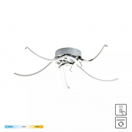NOWOŚĆ 20023-5CCH FOCUS LAMPA SUFITOWA CHROM ZUMA LINE