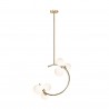 NOWOŚĆ P0454-06Q-F7AA MOLECULE LAMPA WISZĄCA ZŁOTA/GOLD ZUMA LINE