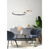 NOWOŚĆ 20002P-GD RANDO LAMPA WISZĄCA CZARNO-ZŁOTA/BLACK-GOLD ZUMA LINE