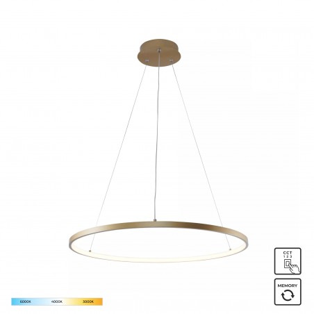 NOWOŚĆ 2023201-GD60 BRENO LAMPA WISZĄCA ZŁOTA/GOLD ZUMA LINE