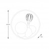 NOWOŚĆ MX4148-1-DWLD FOCUS LAMPA SUFITOWA BIAŁA/WHITE ZUMA LINE