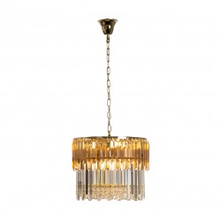 NOWOŚĆ 19101/8 CAMILLE LAMPA WISZĄCA ZŁOTA/GOLD ZUMA LINE