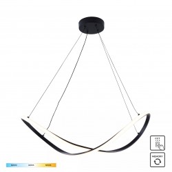 NOWOŚĆ 19600P-BK ERDA LAMPA WISZĄCA CZARNA/BLACK ZUMA LINE