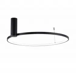 NOWOŚĆ 89429-60BK HORIK LAMPA SUFITOWA CZARNA/BLACK ZUMA LINE