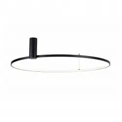NOWOŚĆ 89429-90BK HORIK LAMPA SUFITOWA CZARNA/BLACK ZUMA LINE