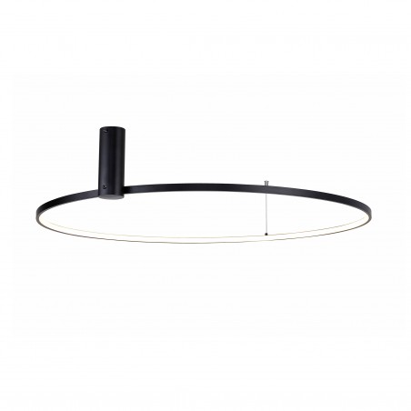 NOWOŚĆ 89429-90BK HORIK LAMPA SUFITOWA CZARNA/BLACK ZUMA LINE
