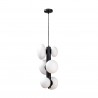NOWOŚĆ 1194 OMI LAMPA WISZĄCA CZARNY ZUMA LINE