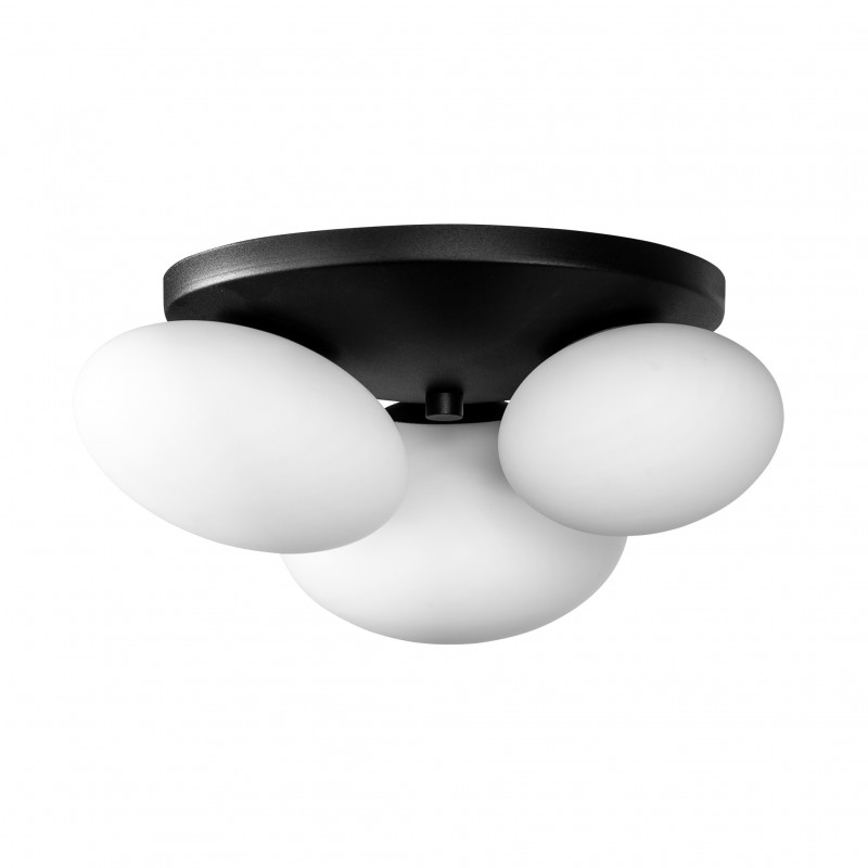 NOWOŚĆ 1190 OMI LAMPA SUFITOWA CZARNY ZUMA LINE