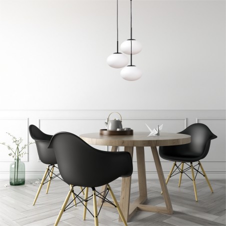 NOWOŚĆ 1182 OMI LAMPA WISZĄCA CZARNY ZUMA LINE