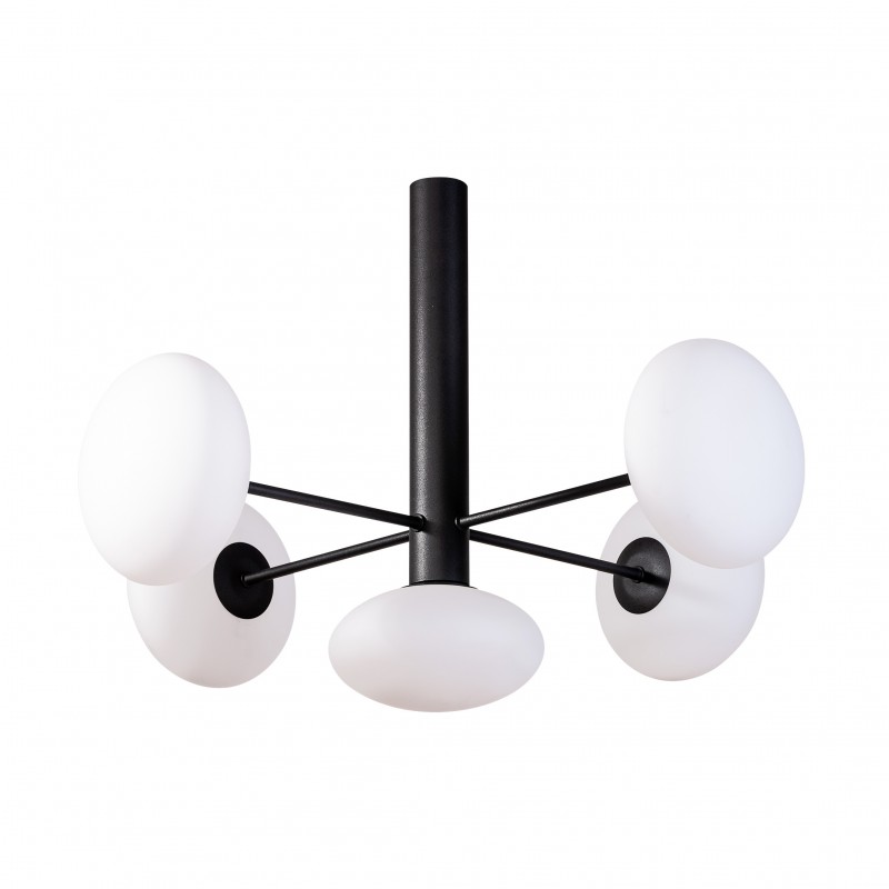 NOWOŚĆ 1198 OMI LAMPA SUFITOWA CZARNY ZUMA LINE