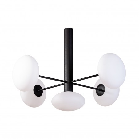 NOWOŚĆ 1198 OMI LAMPA SUFITOWA CZARNY ZUMA LINE