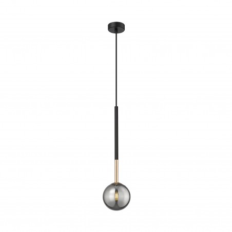 NOWOŚĆ P0574-01F-SDFZ ARCTURUS LAMPA WISZĄCA CZARNO-ZŁOTA/BLACK-GOLD ZUMA LINE