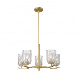 NOWOŚĆ P0590-05B-V7AC TAZZA LAMPA WISZĄCA ZŁOTA/GOLD ZUMA LINE