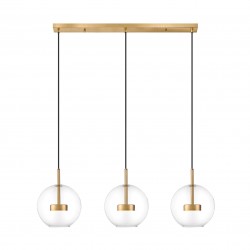 NOWOŚĆ P0428-03J-L4AC ENCELADUS LAMPA WISZĄCA ZŁOTA/GOLD ZUMA LINE