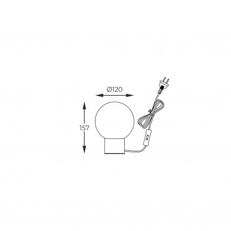 NOWOŚĆ T0454-01A-P7FZ ARCTURUS LAMPA STOŁOWA CZARNA/BLACK ZUMA LINE
