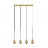 NOWOŚĆ P0583-04A-2GHF MIDA LAMPA WISZĄCA ZŁOTA/GOLD ZUMA LINE