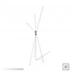 NOWOŚĆ 1005 LAUTARO LAMPA PODŁOGOWA CZARNA/BLACK ZUMA LINE