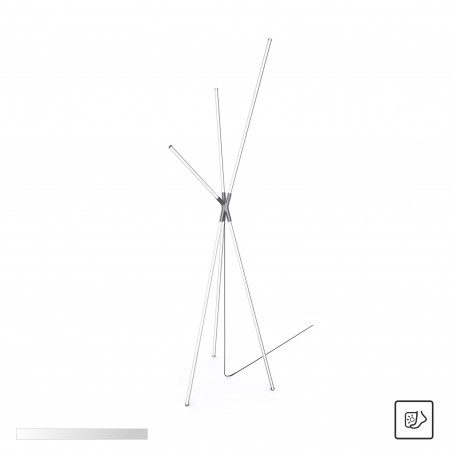 NOWOŚĆ 1005 LAUTARO LAMPA PODŁOGOWA CZARNA/BLACK ZUMA LINE
