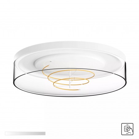 NOWOŚĆ 1004 NOLAN LAMPA SUFITOWA CLEAR ZUMA LINE
