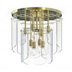 NOWOŚĆ MX3523-8M-EGN NIRA LAMPA SUFITOWA ZŁOTA/GOLD ZUMA LINE