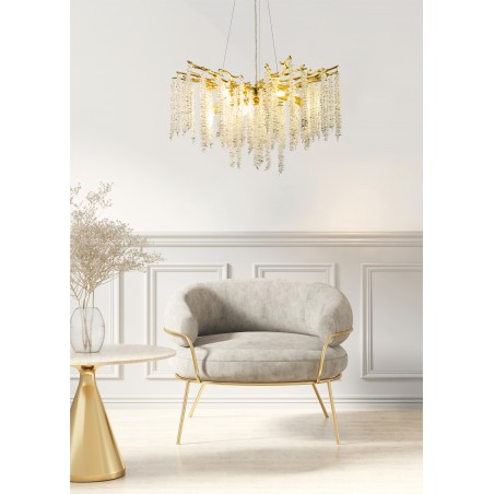 NOWOŚĆ MD3720-1-EGN DIJON LAMPA WISZĄCA ZŁOTA/GOLD ZUMA LINE