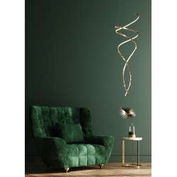 NOWOŚĆ MD3127-2M-3GT COCO LAMPA WISZĄCA ZŁOTA/GOLD ZUMA LINE