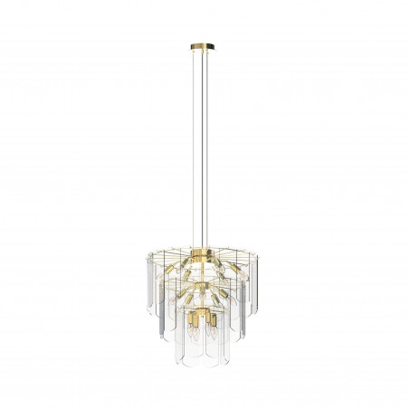 NOWOŚĆ MD3523-14L-EGN NIRA LAMPA WISZĄCA ZŁOTA/GOLD ZUMA LINE