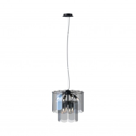 NOWOŚĆ MD3523-8M-EBCN NIRA LAMPA WISZĄCA CZARNA/BLACK ZUMA LINE