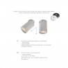 NOWOŚĆ TLS006-GLD TORE LAMPA SUFITOWA ZŁOTA/GOLD ZUMA LINE