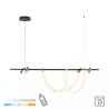 NOWOŚĆ 2200277L BALBO LAMPA WISZĄCA ZŁOTA-CZARNA/GOLD-BLACK ZUMA LINE