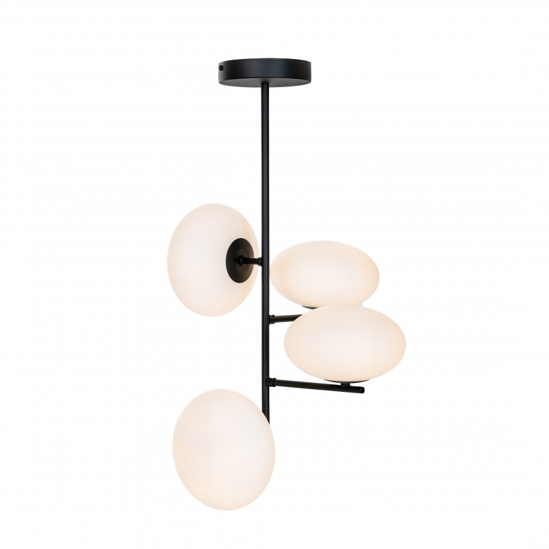 NOWOŚĆ 1200 OMI LAMPA SUFITOWA CZARNY ZUMA LINE