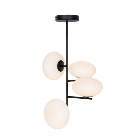 NOWOŚĆ 1200 OMI LAMPA SUFITOWA CZARNY ZUMA LINE