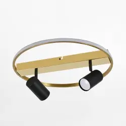 NOWOŚĆ CL231045 VIENNA LAMPA SUFITOWA CZARNA-ZŁOTA/BLACK-GOLD ZUMA LINE
