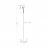 NOWOŚĆ F4102-BK BOSCA LAMPA PODŁOGOWA CZARNA/BLACK ZUMA LINE
