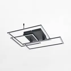 NOWOŚĆ DH190827BBK AVENIR LAMPA SUFITOWA CZARNA/BLACK ZUMA LINE