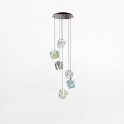 NOWOŚĆ MD3350A-6BL/MIX COLORE LAMPA WISZĄCA ZUMA LINE
