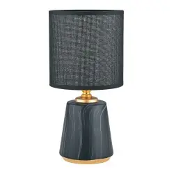 NOWOŚĆ HS8605-BL LAMPA STOŁOWA CZARNY/ZŁOTY ZUMA LINE