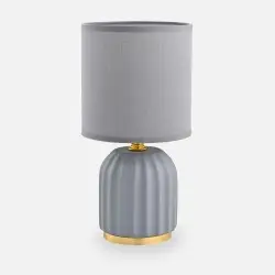 NOWOŚĆ HS8723-GR LAMPA STOŁOWA SZARY ZUMA LINE