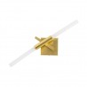 NOWOŚĆ XCW8053-2.GOLD Lampa ścienna CANDELABR WALL złota - aluminium, szkło  King Home