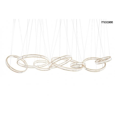 NOWOŚĆ MSE1501100191 MOOSEE lampa wisząca LIBERTY LINE 8 złota  King Home