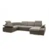 NOWOŚĆ 5900168831643 Narożnik CONTINENTAL L z funkcją spania - I grupa tkanin King Home